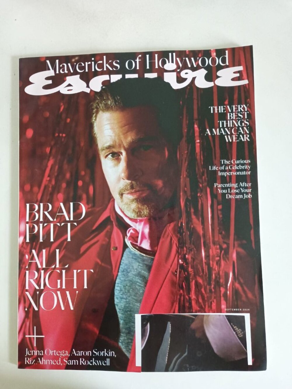 Esquire magazine September 2026 Brad Pitt